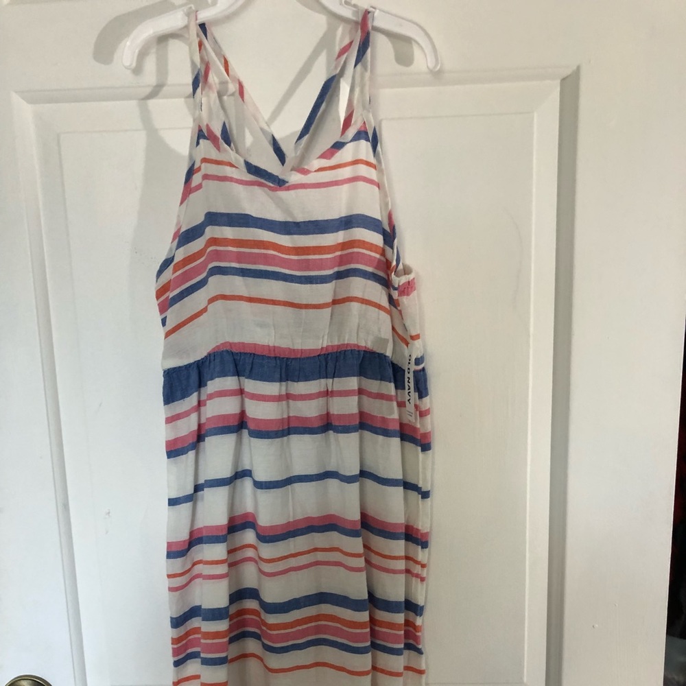 Girls twill summer dress